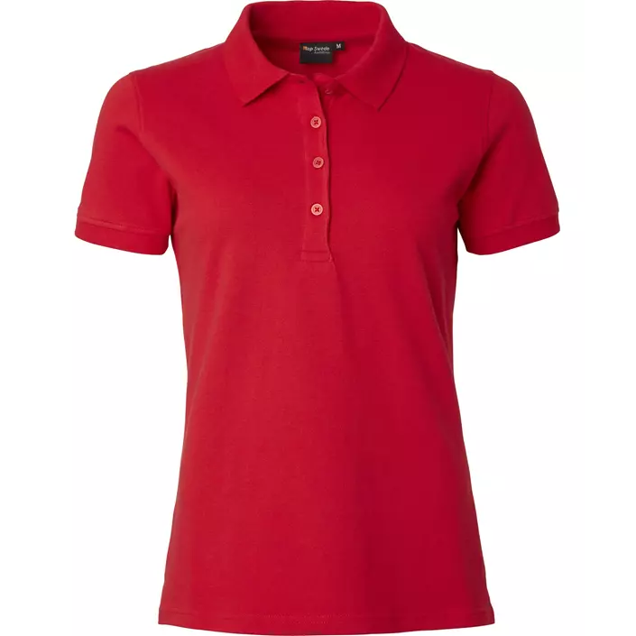 Top Swede Damen Poloshirt 189, Rot, large image number 0