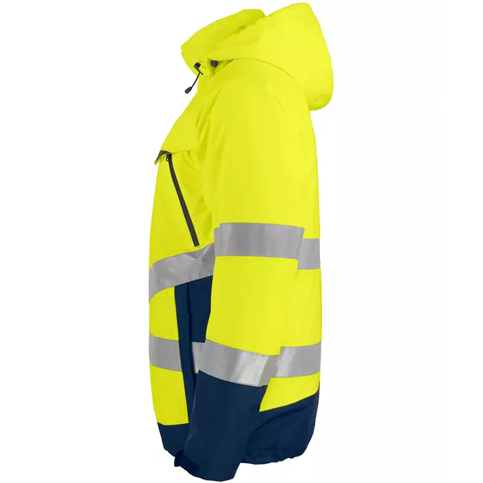 ProJob shell jacket 6441, Hi-Vis Yellow/Navy, large image number 3