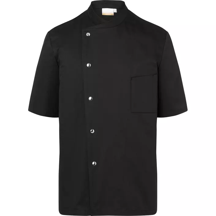 Karlowsky Gustav short-sleeved chef jacket, Black, large image number 0