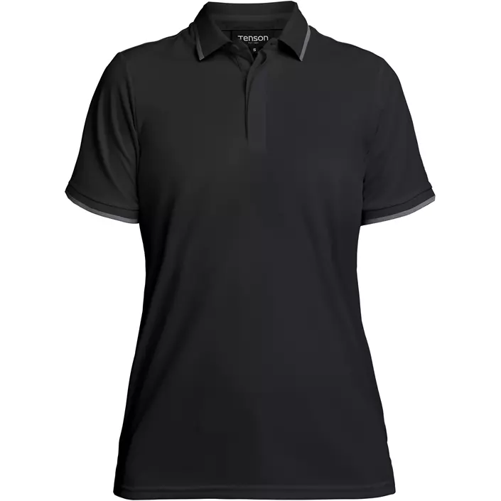 Tenson TXlite Q-dry pikétröja dam, Black, large image number 0
