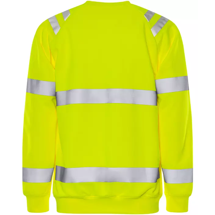 Fristads sweatshirt 7862 GPSW, Hi-Vis Yellow, large image number 2