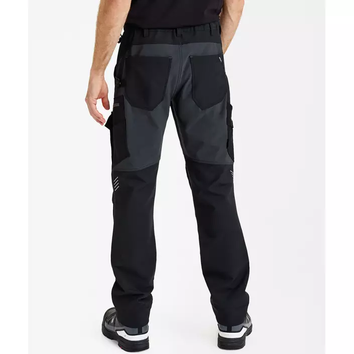 Engel Entire arbeidsbukse full stretch, Black/Anthracite Grey, large image number 4