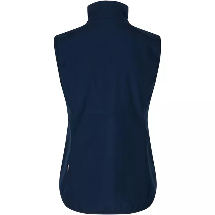 ID funktionel dame softshell vest, Navy, large image number 1