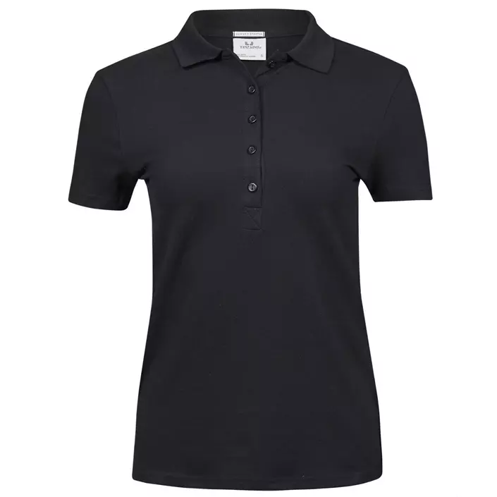 Tee Jays Luxury Stretch dame polo T-shirt, Sort, large image number 0