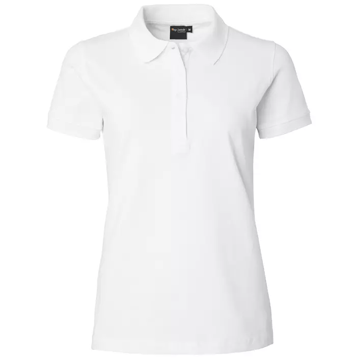 Top Swede dame polo T-shirt 189, Hvid, large image number 0