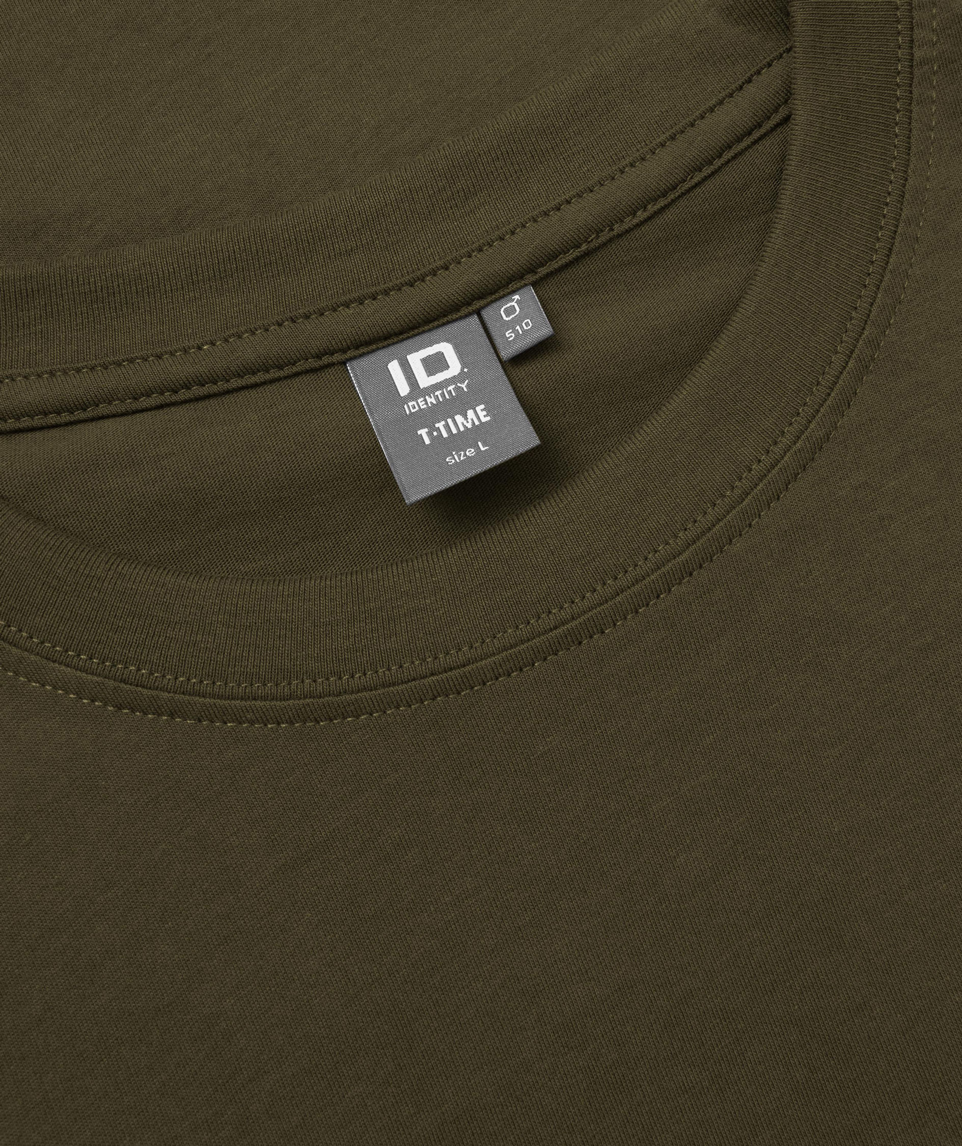 ID T-Time T-shirt, Olive Green, Olive Green, large image number 3