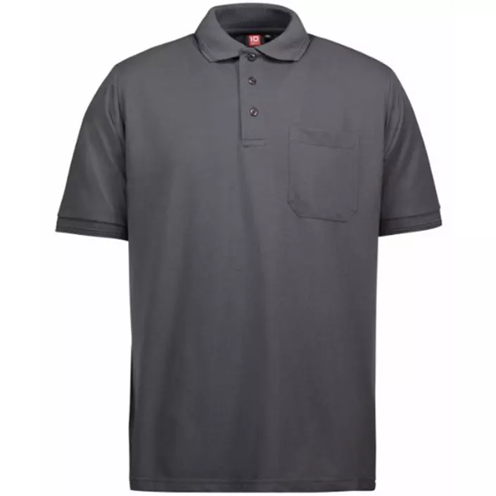 ID PRO Wear Polo shirt, Charcoal, large image number 1