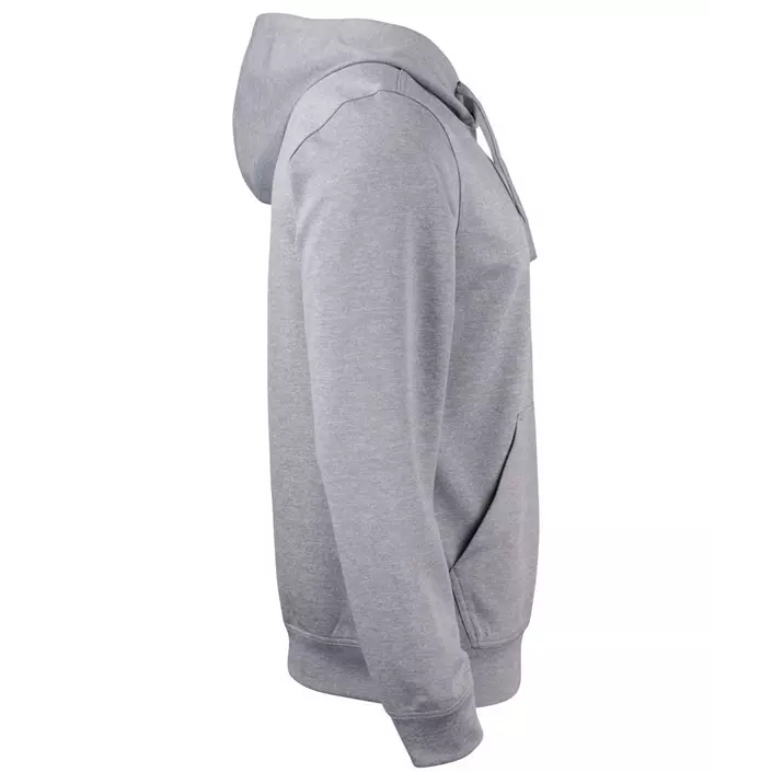 Clique Basic Active  hoodie, Grey Melange, large image number 4