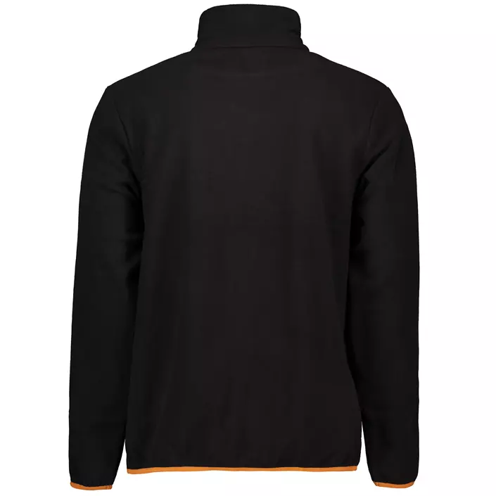 Terrax fleecejacka, Svart/Orange, large image number 1