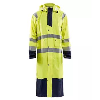 Blåkläder regnrock, Varsel gul/marinblå