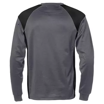 Fristads long-sleeved T-shirt 7071 THV, Grey/Black
