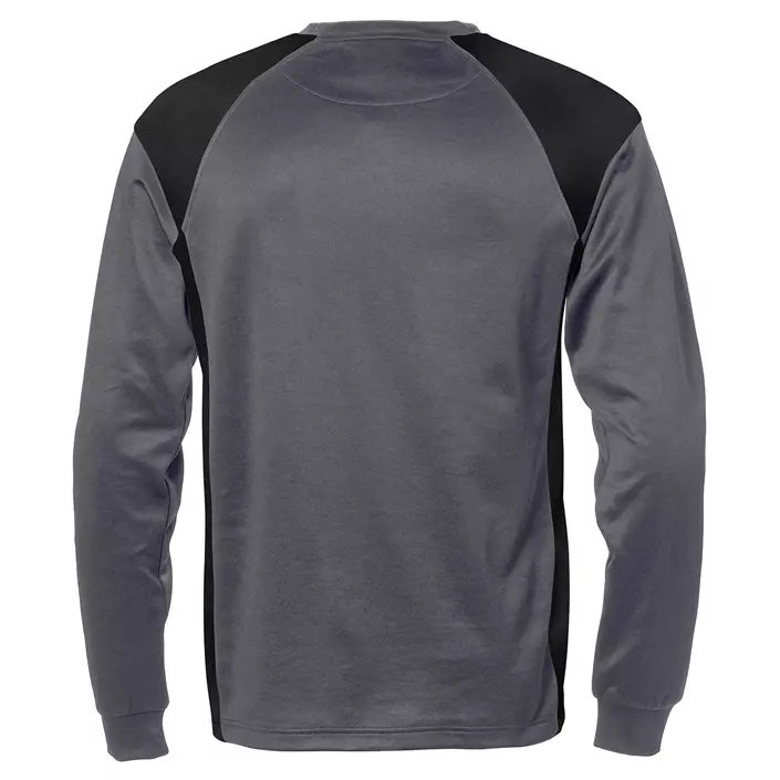 Fristads long-sleeved T-shirt 7071 THV, Grey/Black, large image number 1