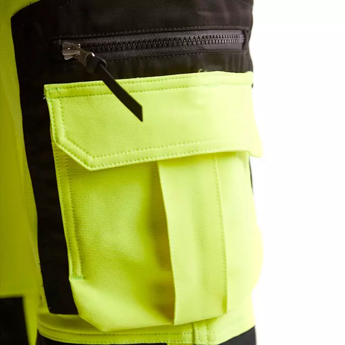 Blåkläder håndværkerbukser full stretch, Hi-vis Gul/Sort, large image number 8