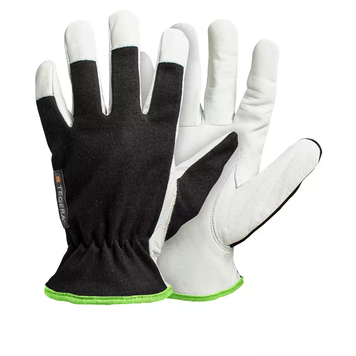Tegera 511 work gloves, White/Black/Green, large image number 0