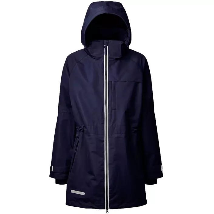 Xplor Mono Zip-in women's parka shell jacket, Navy, large image number 2