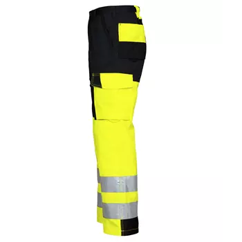 ProJob work trousers 6501, Yellow/Black