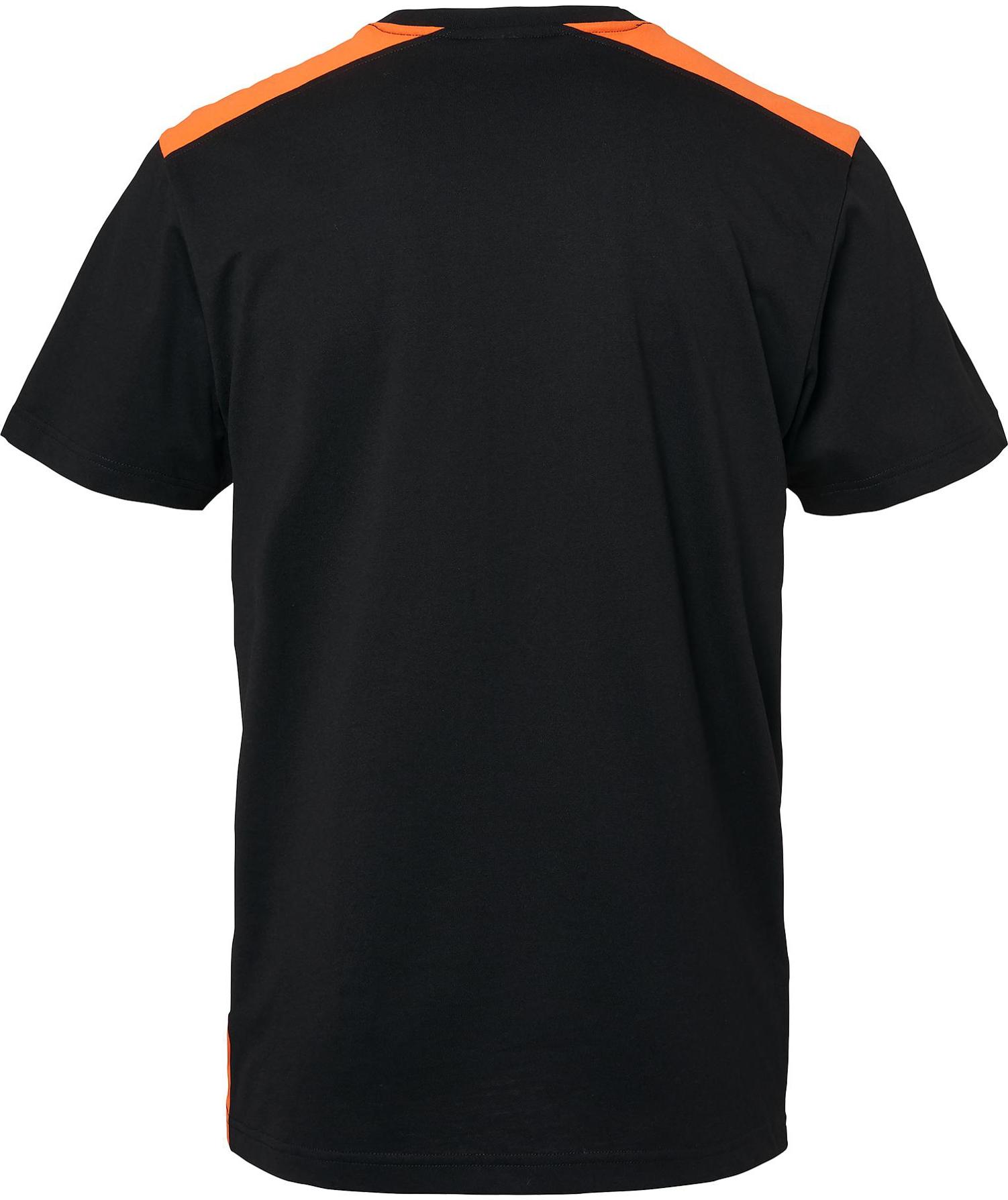 South West Conrad T-shirt, Black/Orange