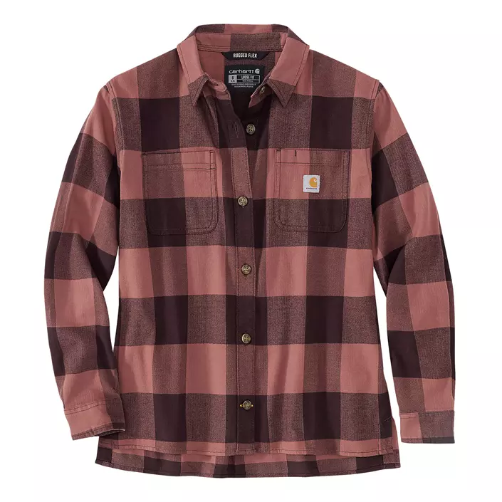 Carhartt Plaid dame flannelskjorte, Blackberry, large image number 0