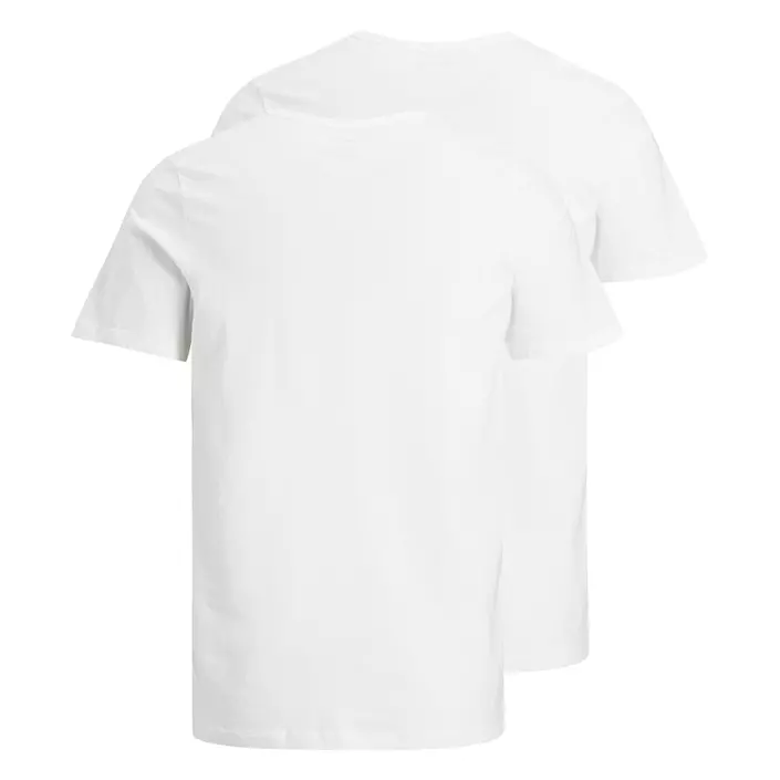 Jack & Jones JABASIC 2-pack short-sleeved underwear shirt, White, large image number 2