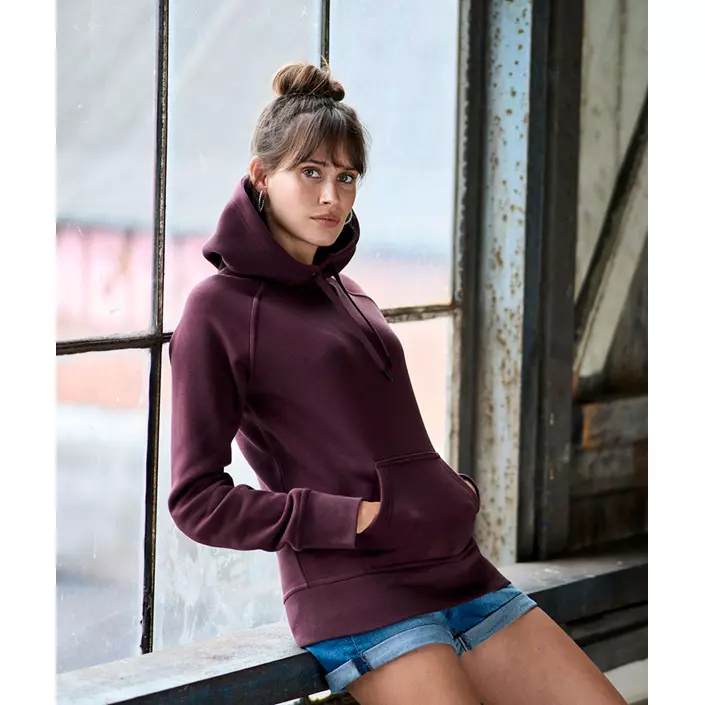 Tee Jays Damen Kapuzenpullover, Grape, large image number 1