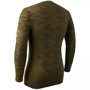 Deerhunter Camou long-sleeved baselayer sweater with merino wool, Beech Green