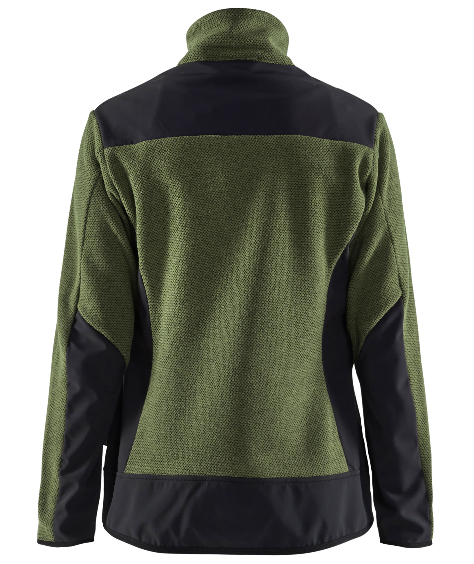 Bl&aring;kl&auml;der stickadjacka med softshell dam