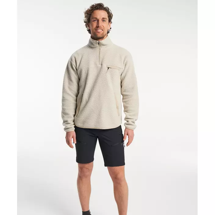 Tenson Yoke Halfzip pälsfibertröja, Sand, large image number 1