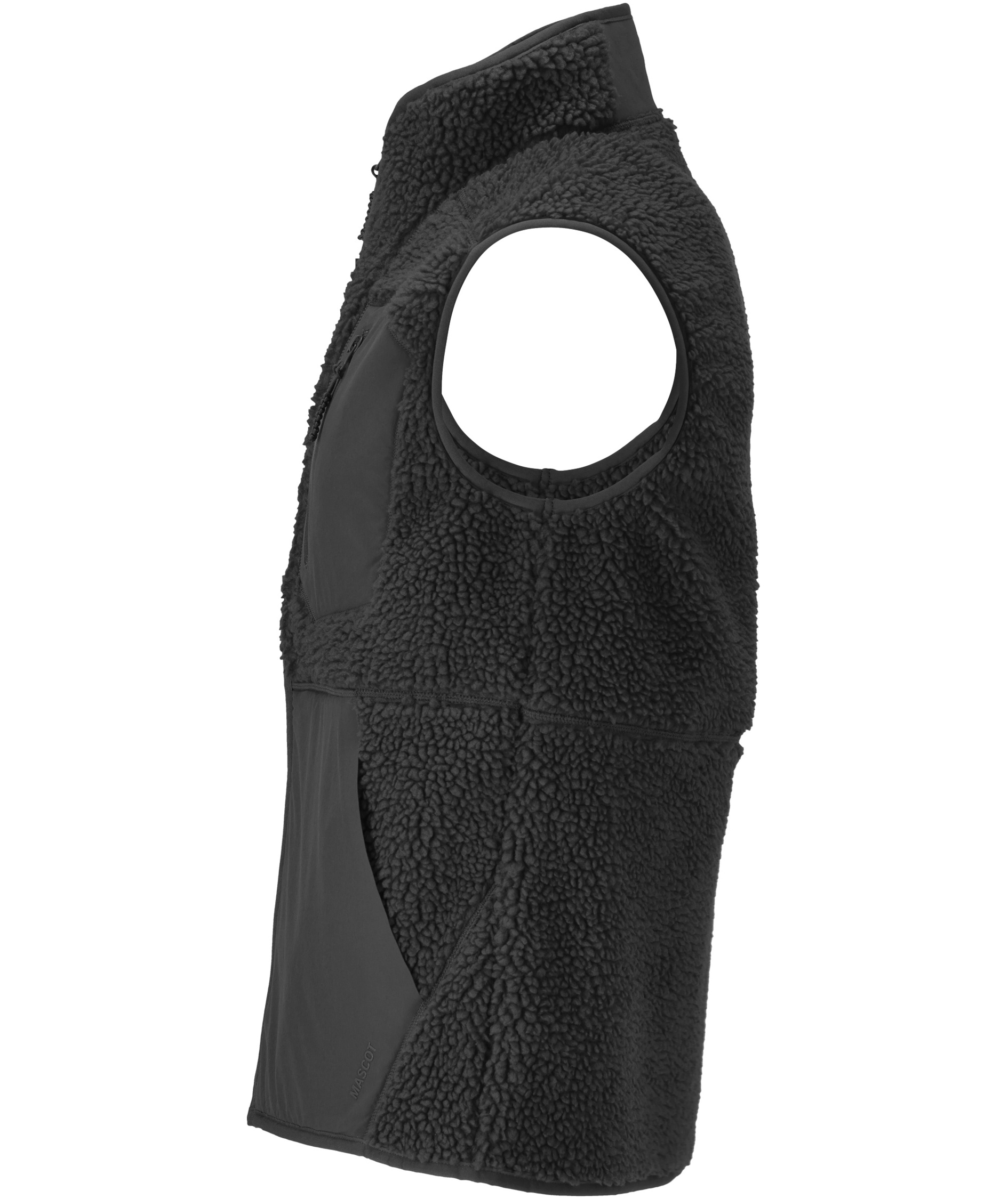 Mascot Customized fiberpelsvest, Sort, large image number 4