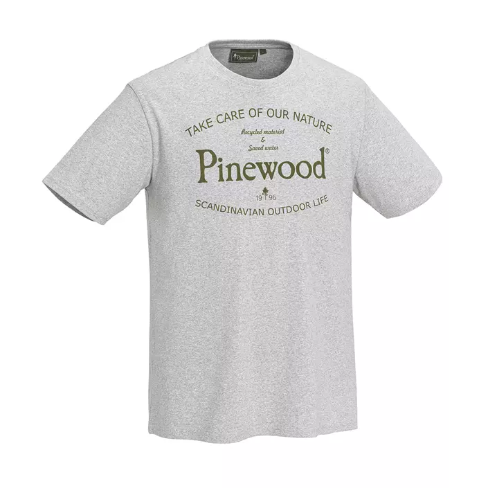 Pinewood Save Water T-shirt, Light Grey Melange, large image number 0