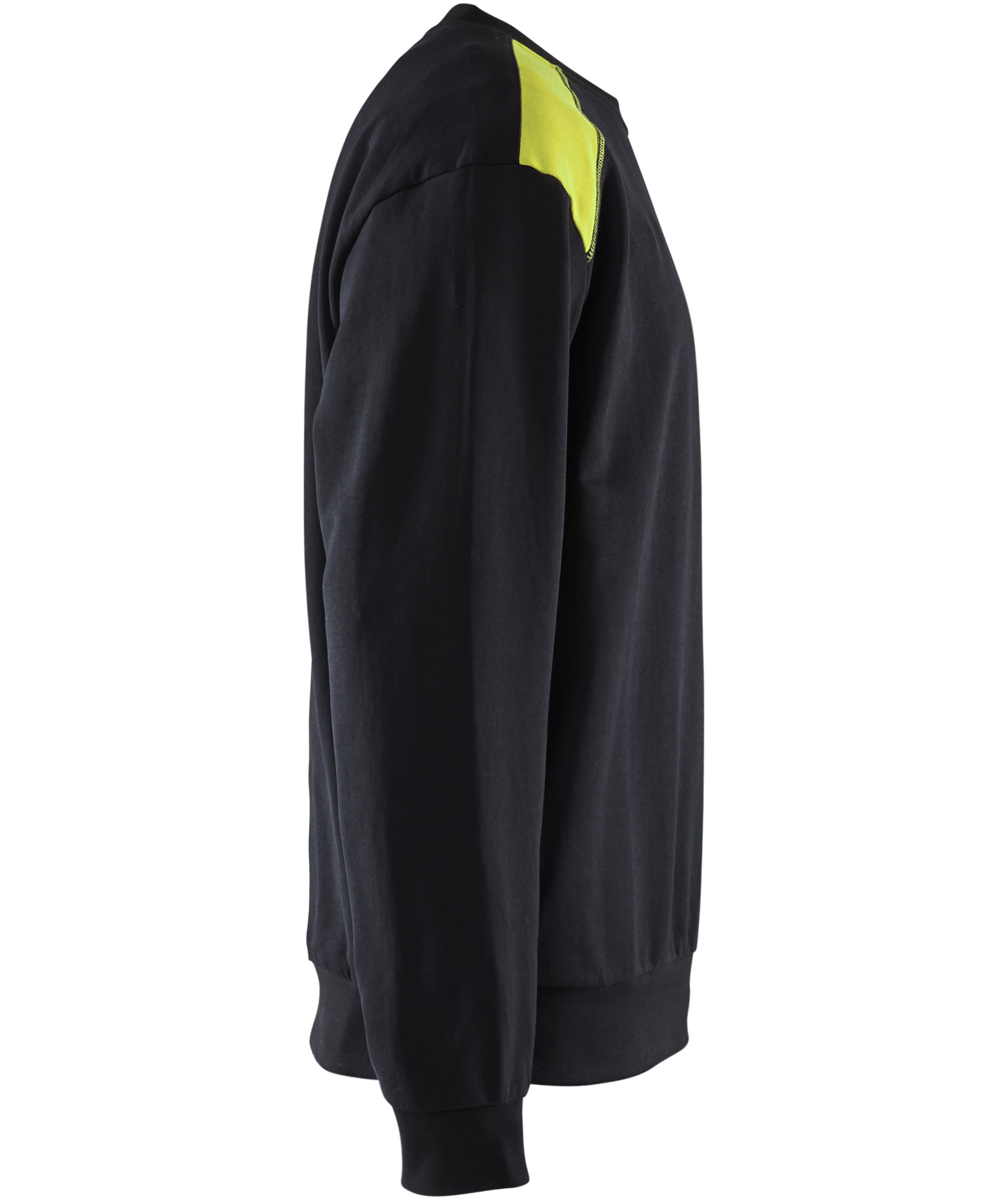 Bl&aring;kl&auml;der sweatshirt, Svart/Varselgul, large image number 2