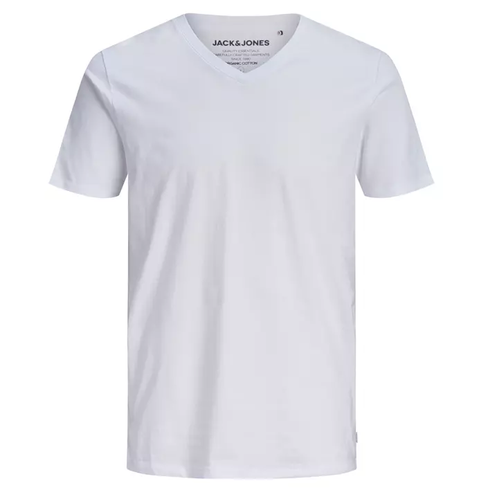 Jack & Jones JJEORGANIC Basic T-shirt, Hvid, large image number 0