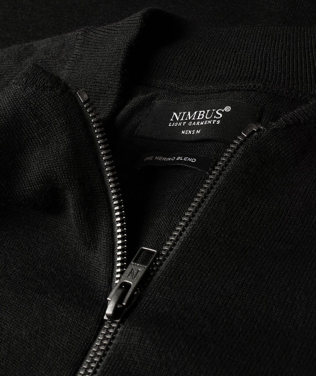 Nimbus Phoenix Strick Cardigan mit Merinowolle, Schwarz, large image number 2