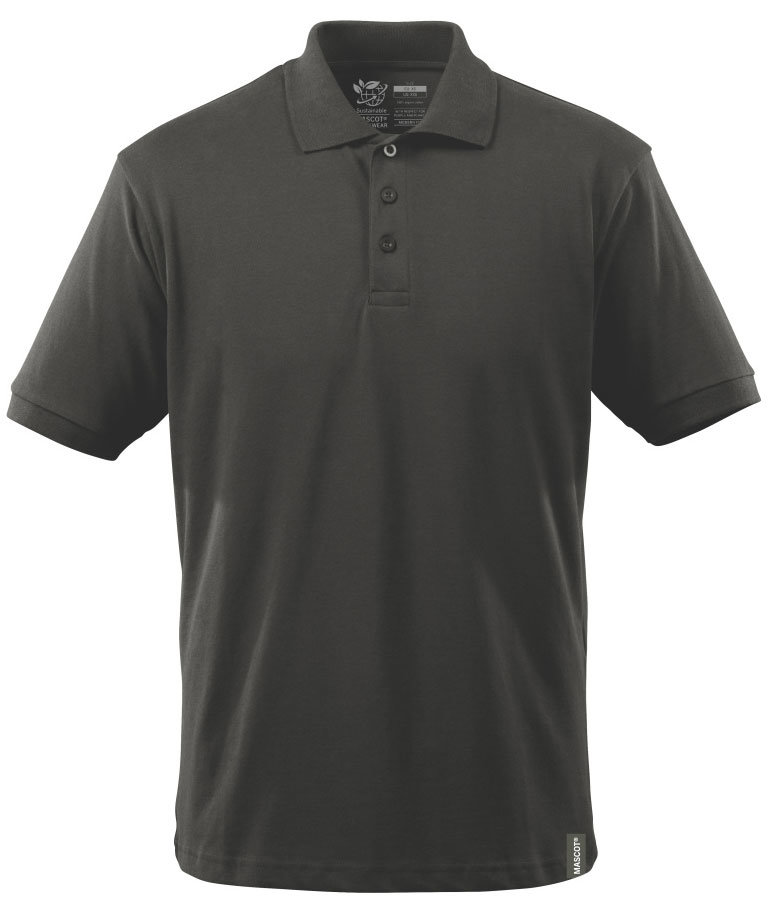 Mascot Crossover polo T-shirt, Dyb sort, Dyb sort, swatch