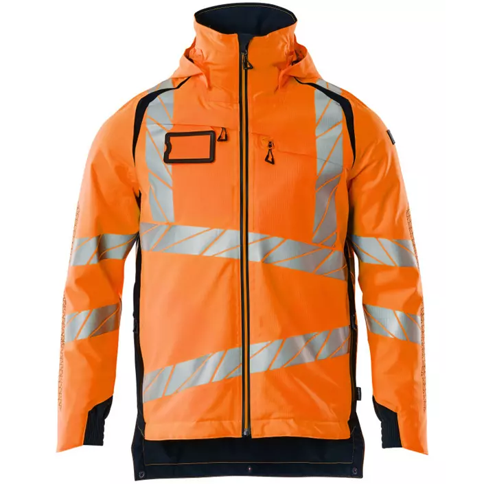 Mascot Accelerate Safe winter jacket, Hi-Vis Orange/Dark Marine, large image number 0