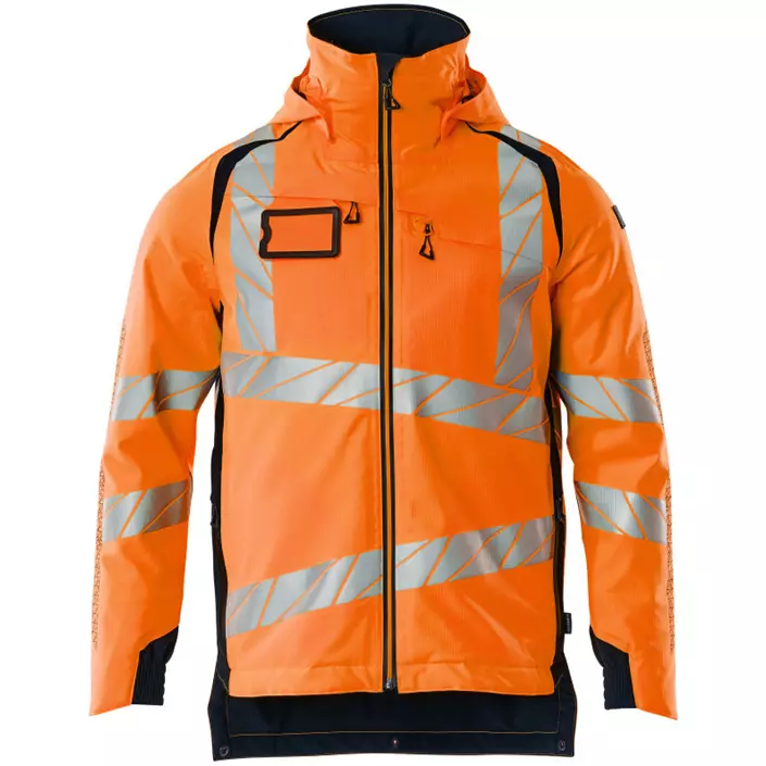 Mascot Accelerate Safe winter jacket, Hi-Vis Orange/Dark Marine, large image number 0
