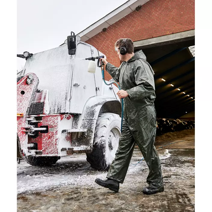 ELKA PU heldragt, Olivengrøn, large image number 1