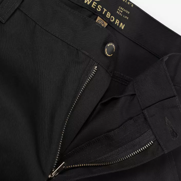 Westborn Core arbejdsshorts, Black, large image number 8