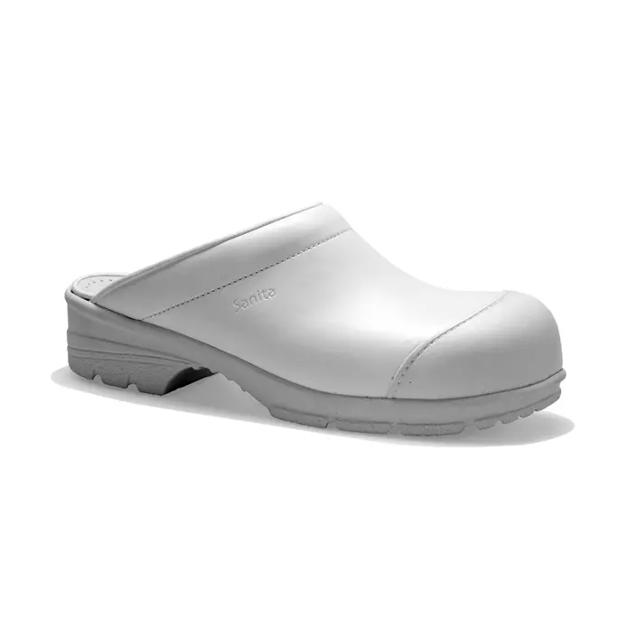 Sanita San Duty safety clogs without heel cover SB, White, large image number 0
