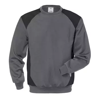 Fristads sweatshirt 7148 SHV, Grau/Schwarz