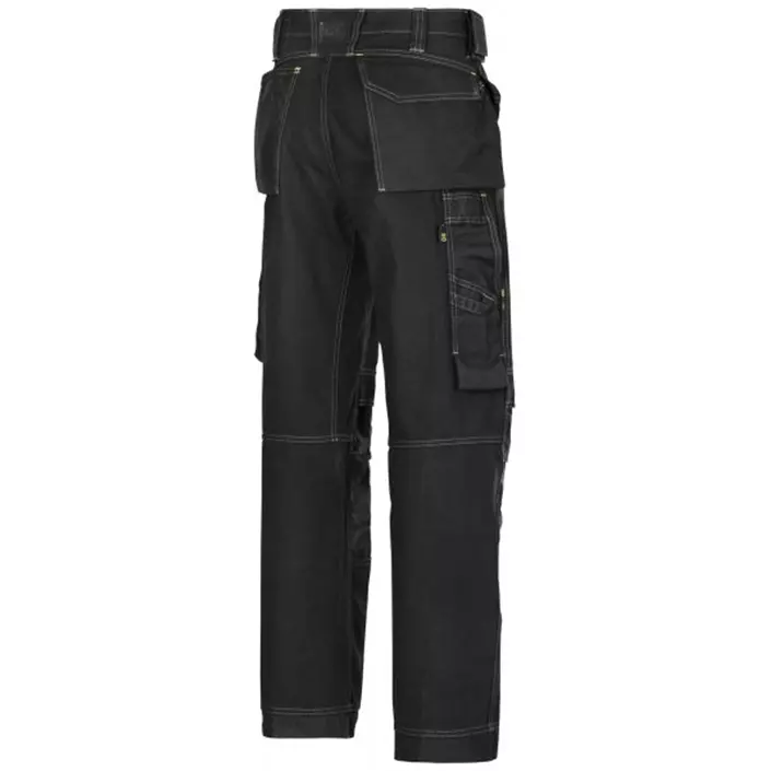 Snickers craftsman trousers Comfort Cotton 3215, Black, large image number 1