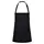 Karlowsky Basic bib apron with pockets, Black, Black, swatch