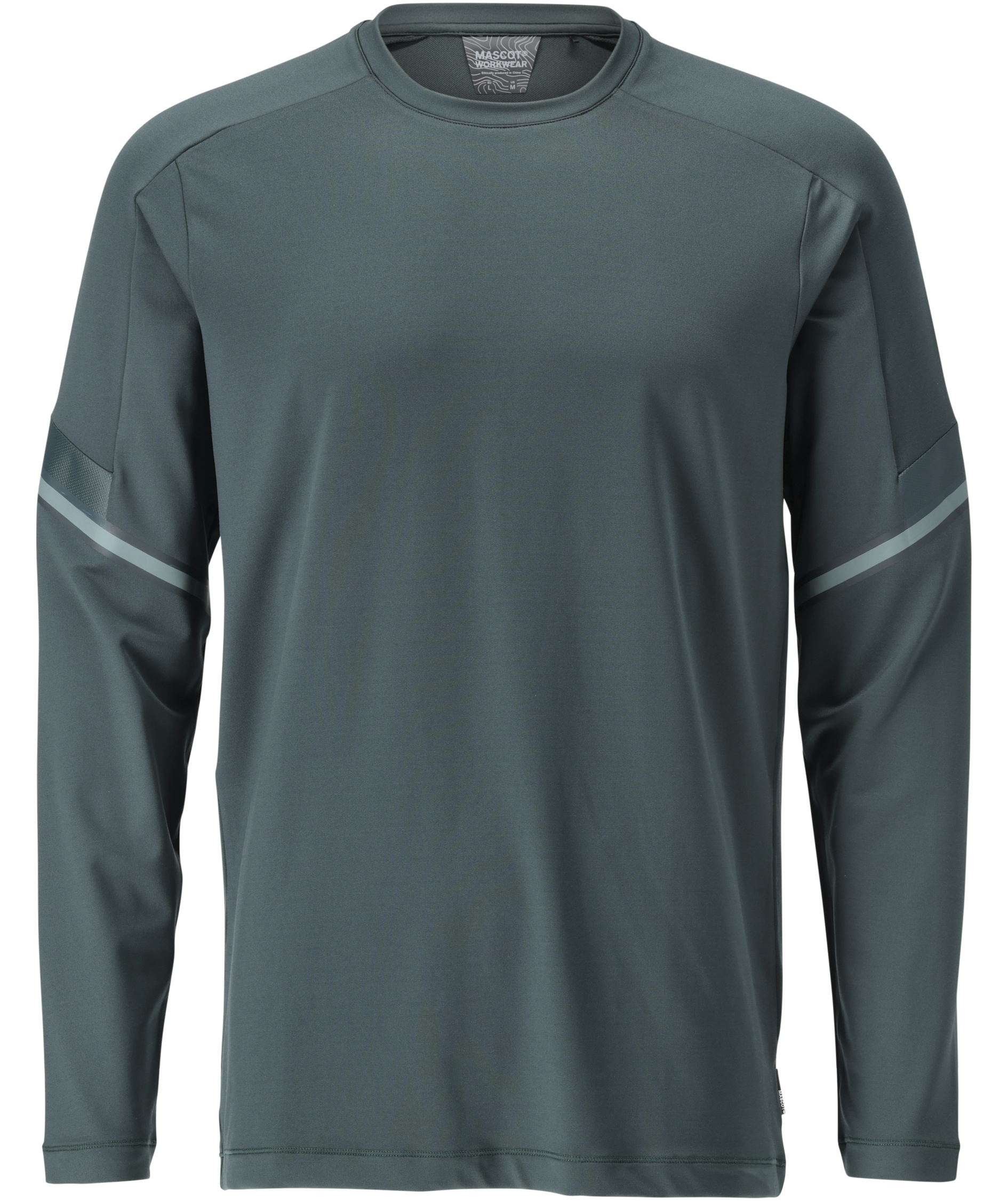 Mascot Customized long-sleeved T-shirt, Forest Green, Forest Green, swatch