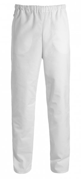 Kentaur  trousers with elastic/jogging pants, White