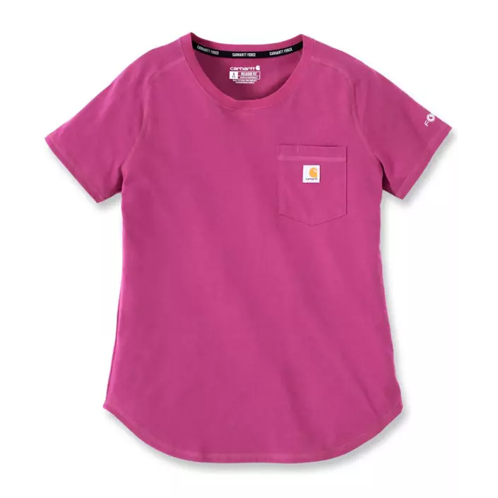 Carhartt Force Damen T-Shirt, Magenta Agate, large image number 0
