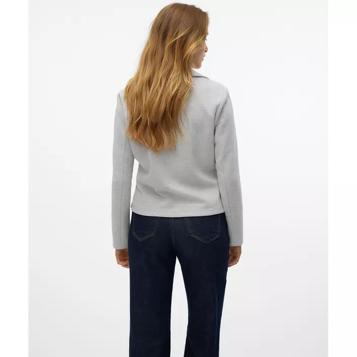 Vero Moda VMEMMA Regular Fit dameblazer, Light Grey Melange, large image number 2