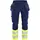 Blåkläder dame håndværkerbukser, Marine/Hi-Vis gul, Marine/Hi-Vis gul, swatch