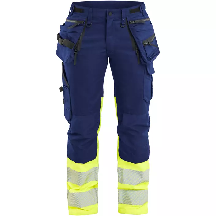 Blåkläder hantverksbyxa dam, Marin/Hi-Vis gul, large image number 0