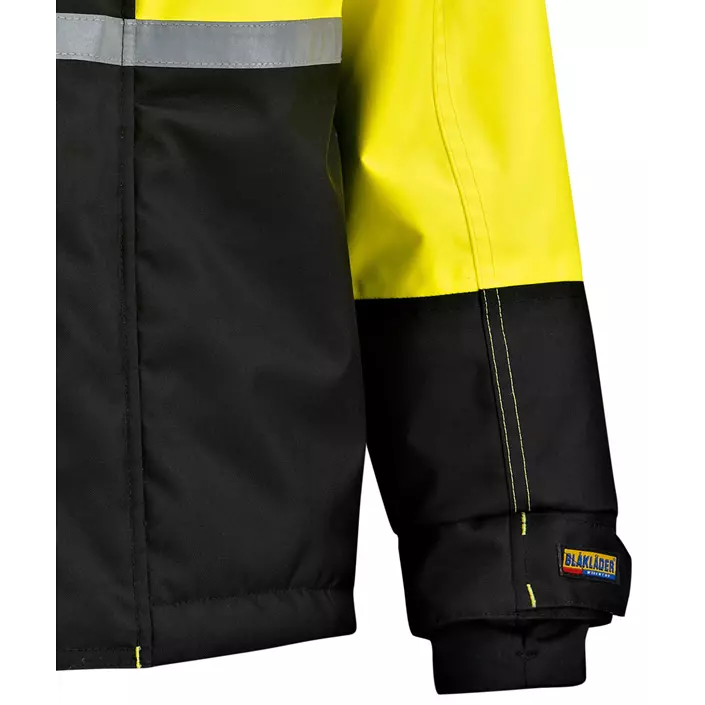 Blåkläder winterjacket for kids, Black/Yellow, large image number 3