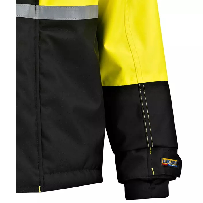Blåkläder winterjacket for kids, Black/Yellow, large image number 3