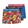 Jack & Jones JACAZORES 3-pak boxershorts, Black Pompain Red, Black Pompain Red, swatch